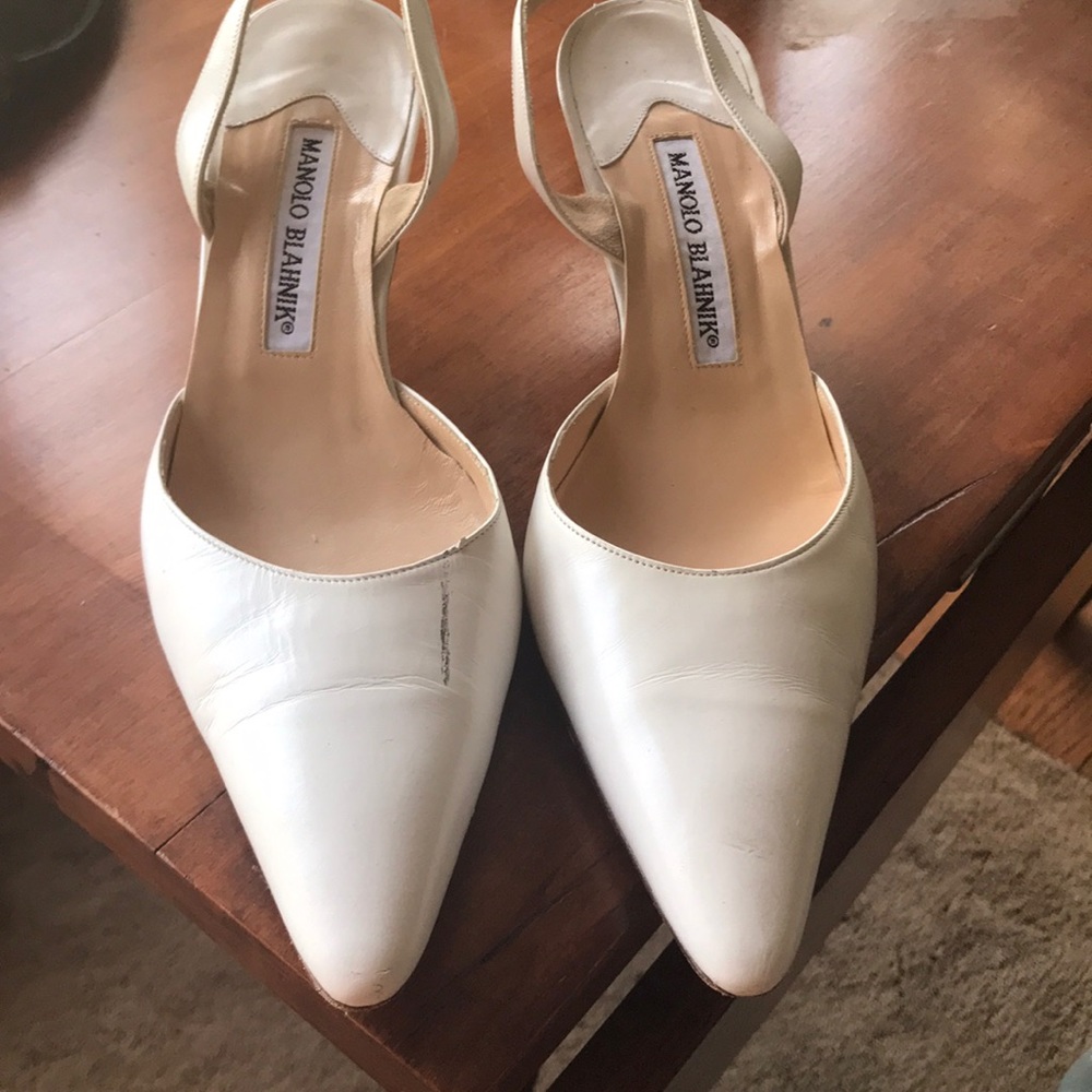 Manolo Blahnik slingbacks